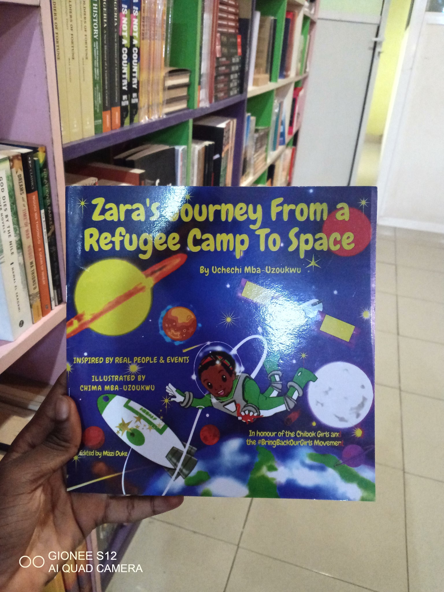 Zara's Journey from a Refugee camp to space